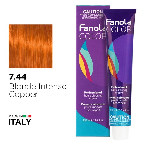 Fanola Color Hair Colour 7.44 Bold Intense Copper