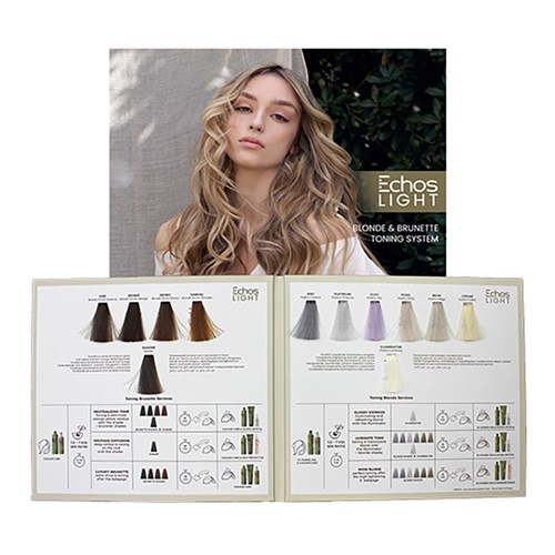 Echos Color Vegan Light Toning Gloss Hair Colour Chart