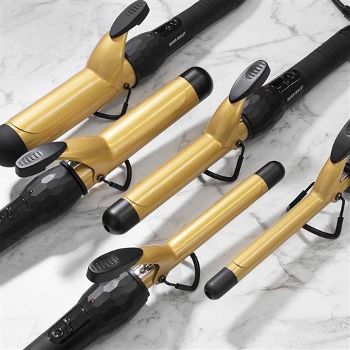 Silver Bullet Fastlane Gold Ceramic 25mm Curling Iron