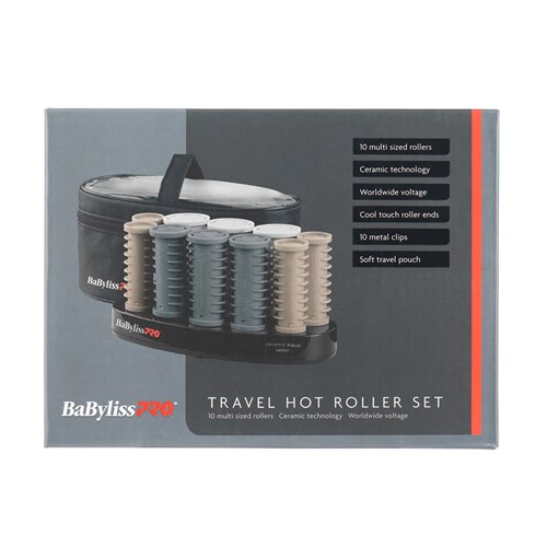 BaBylissPRO Travel Hot Roller Set 10pc