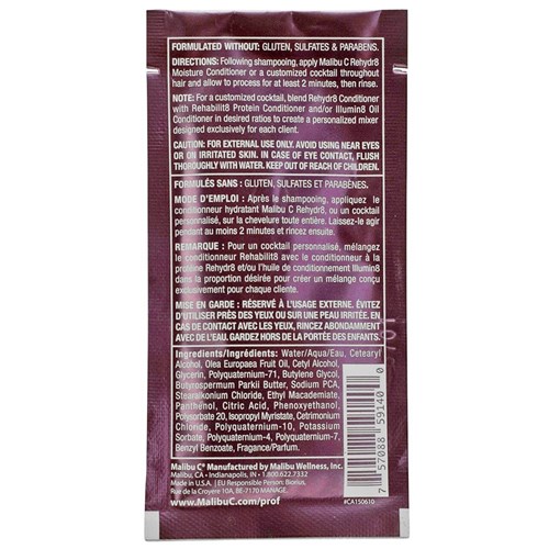 Malibu C Rehydr8 Moisture Conditioner 6pc 