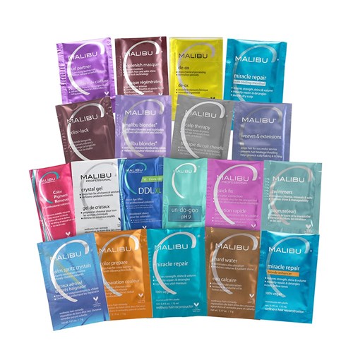 Malibu C Miracle Repair Blonde Enhancer Hair Treatment 12pc